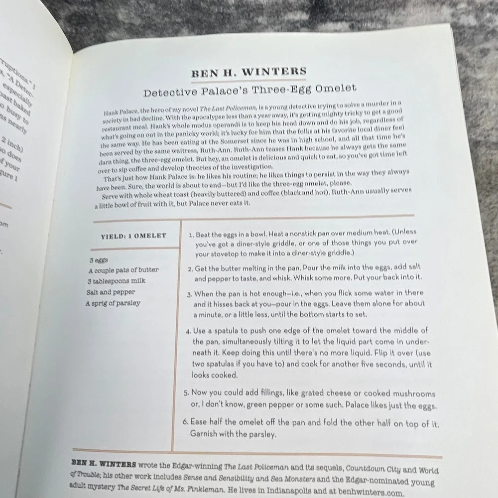 Quirk Books The Mystery Writers of America Cookbook Kate‎ White Hardcover